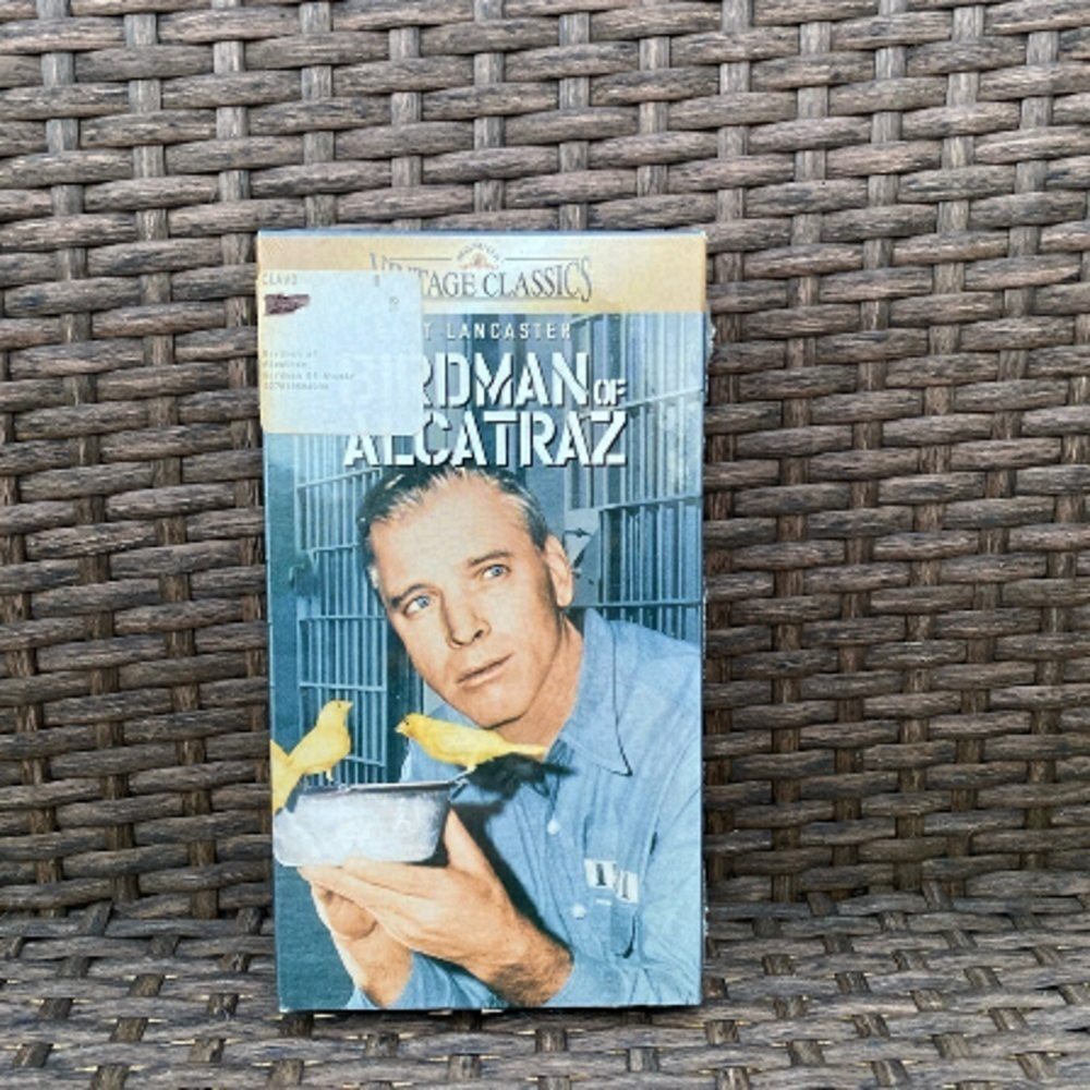 New & Sealed VHS Tape: Birdman of Alcatraz - Burt Lancaster